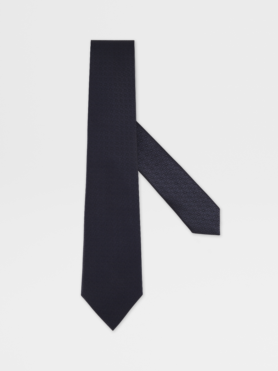 Dark Blue Pura Seta Silk Tie